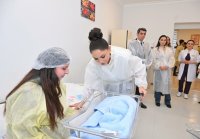 Mehriban Əliyeva Gəncə Şəhər Birləşmiş Xəstəxanasının Perinatal Mərkəzində