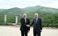 Prezidentlər Kəlbəcər-Laçın avtomobil yolunda görülən işlərlə tanış oldular - Yeniləndi