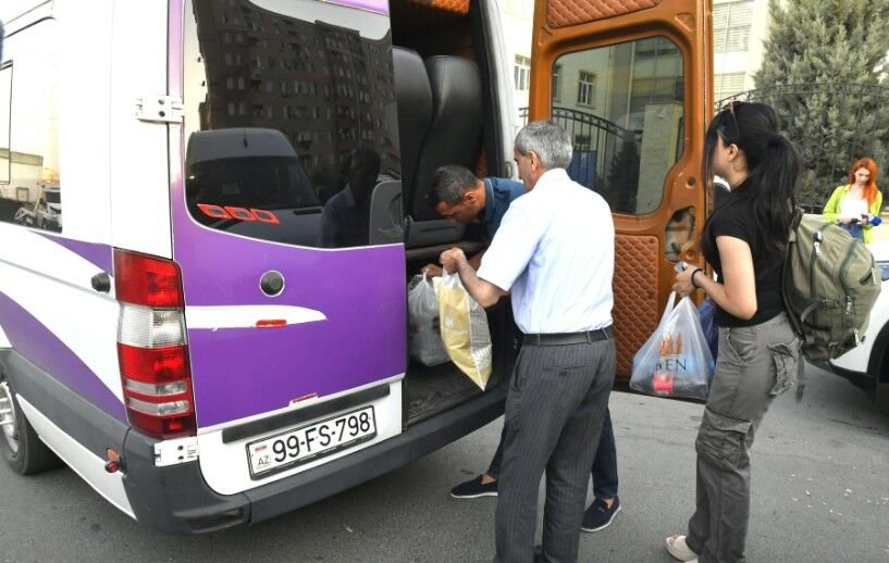 Ağdamın Xıdırlı kəndinə növbəti köç karvanı yola salındı