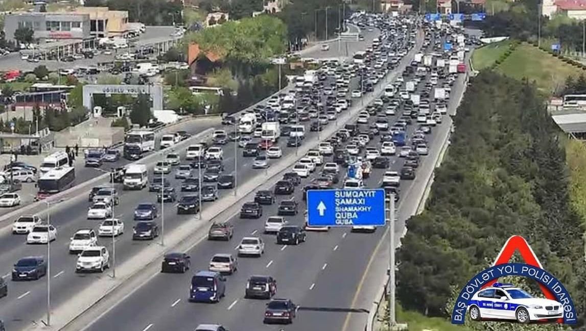 Qeyri-iş günlərinin başa çatması ilə əlaqədar respublikanın avtomobil yollarında gözlənilən vəziyyətlə bağlı Baş Dövlət Yol Polisi İdarəsinin tövsiyələri
